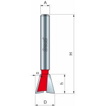 Freud 22-11250 12.7 x 12.7mm x 14 ø Dovetail Bit 1/2 Shank