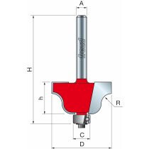 Freud 38-10225 34.9 x 17.5mm x 6.4 ø Roman Ogee Bit 1/4 Shank