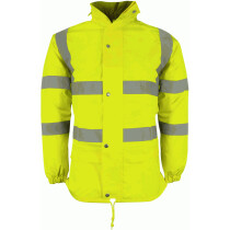 Orbit Black Knight FALCON FWELJ Hi-Vis Waterproof Lightweight Jacket - Yellow - MEDIUM