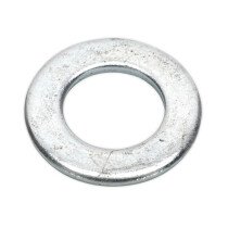 Sealey FWA2037 Flat Washer M20 x 37mm Form A Zinc DIN 125 Pack of 50