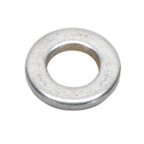 Sealey FWA612 Flat Washer M6 x 12mm Form A Zinc DIN 125 Pack of 100