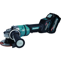 Makita GA050GD201 40v XGT 125mm (5") Angle Grinder with 2x 2.5Ah Batteries and Charger in Makpac Case