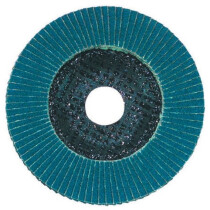 Garryson GFBZ127 (PACKET OF 10) 5" 127mm Std Zirconium Flap Disc Glass Fibre Back/Angled
