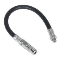 Sealey GGHE300 Rubber Delivery Hose with 4-Jaw Connector Flexible 300mm 1/8"BSP Gas