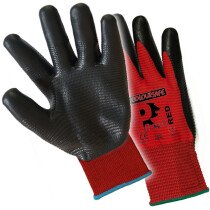 Premier NFPL-R Pred Red Nitrile Foam Gloves