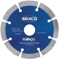 Mexco GPX1012522 125mm Concrete X10 Grade Diamond Blade