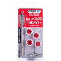Gripit GPSHELFKIT Shelf Kit in Clam Pack GRPSHELFKIT
