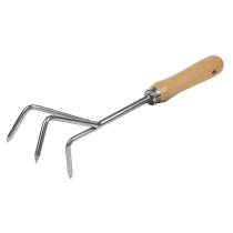 Sealey GTWH005 Premier Cultivator with Short Ash Handle & Stainless Steel Tines