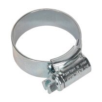 Sealey HCJ1A Hi-Grip Hose Clips Zinc Plated ø22 - 30mm Pack of 20