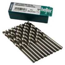 Heller 21267 0 990 5% Cobalt 2.6mm x 57mm HSS-CO Jobber Twist Drill (Packet of 10)