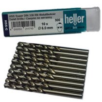 Heller 21154 3 900 Super Pro 4.3mm x 80mm HSS-G Jobber Twist Drill (Packet of 10)