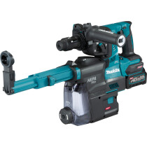 Makita HR004GD202 40V XGT Brushless SDS+ Hammer Drill + Dust Collection with 2x 2.5Ah Batteries in Case