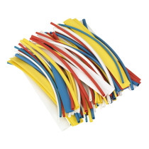 Sealey HST200MC Heat Shrink Tubing Mixed Colours 200mm Pack of 100