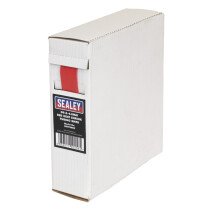 Sealey HST9508R Heat Shrink Tubing Red ø9.5-4.8mm 8mtr