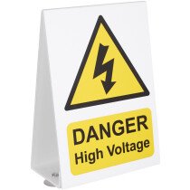 Sealey HVS1 High Voltage Vehicle Warning Sign 210 x 300mm