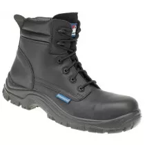 Himalayan HyGrip UK5 Himalayan Black Leather HyGrip Safety Boot Metal Free S3 SRC