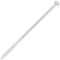 Timco 10200INH In-Dex Heavy Duty Timber Screws Hex Head Exterior - Silver 10 x 200 (Bag of 10)