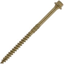 Timco 100INDEXP In-Dex Timber Screws Hex Head Exterior - Green 6.7 x 100 (Pack of 6)