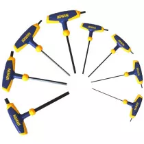 Irwin T10771 T Handle Hex Key Set of 8 Metric (2-10mm) IRWT10771