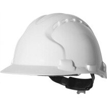 JSP EVO8 WRH High Impact Safety Helmet Unvented Hard Hat - White (Carton of 8)