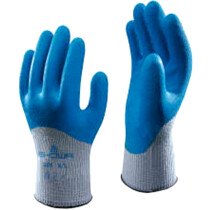 Showa 305 Extra Grip Gloves Blue