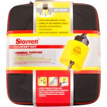 Starrett KFC14021 14 Piece Universal Fast Cut Bi-Metal Hole Saw Kit