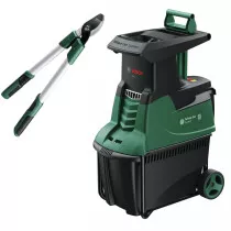Bosch AXT25TC 2500W 240V Electric Shredder with Long Handled Pruning Shear