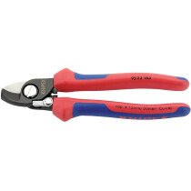 Knipex 95 22 165 165mm Copper or Aluminium Only Cable Shear with Sprung Heavy Duty Handles 09448