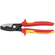 Knipex 95 18 200UKSBE 200mm VDE Fully Insulated Cable Shears 32023