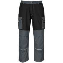 Portwest KS13 Granite Trouser Workwear - Black/Zoom Grey - Regular Leg Length