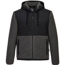 Portwest KX371 KX3 Borg All Weather Fleece - Black/Grey