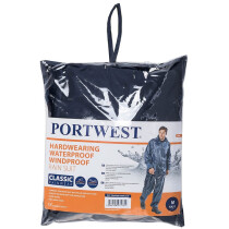Portwest L440 Essentials Rain Suit (2 Piece Suit) - Navy Blue