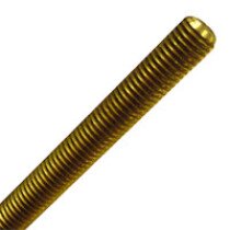 Lawson-HIS 015088000005 Brass Threaded Bar 5/16"BSF x 12"