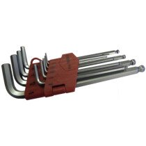 Lawson-HIS 2252 Hex Key Set 9 Piece Ball End Imperial
