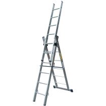 Lyte LCL6 3-Part 6 Rung Professional Combination Ladder EN131-2