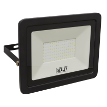 Sealey LED115 Extra Slim Floodlight with Wall Bracket 100W SMD LED