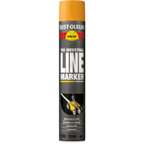 Rustoleum Hard Hat Lining 2348AE.0.75 Traffic Yellow RAL1023 750ml Line Marking Aerosol - Box of 6