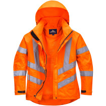 Portwest LW70 Ladies Hi-Vis Breathable Jacket High Visibility - Orange
