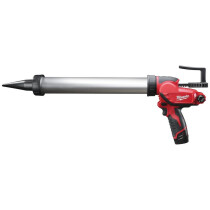 Milwaukee M12PCG/600A-201B 12V 600ml Aluminium Tube Caulking Gun with 1x 2Ah Battery in KITBAG 