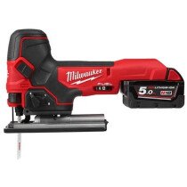 Milwaukee M18FBJS-502X M18 Bodygrip Jigsaw with 2 x 5.0Ah Batteries