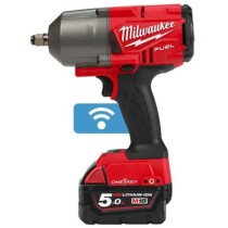 Milwaukee M18ONEFHIWF12-502X 18V One Key 1/2" Impact Wrench with 2x 5.0Ah Batteries