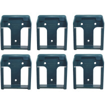 StealthMounts BM-MK40-BLU-6 Blue Battery Mounts for Makita 40V XGT (6 Pack)