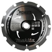 Makita B-23014 260mm 6 Tooth PCD Circular Saw Blade for Fibre Cement Board