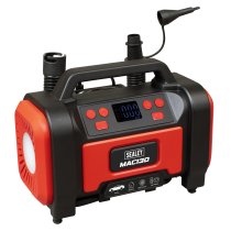 Sealey MAC13D Tyre Inflator & High-Volume Air Pump 12V/230V AC