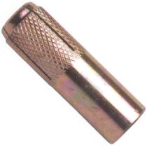 Masonmate 0843M49 M6 Drop in wedge anchors zinc & yellow Box of 100