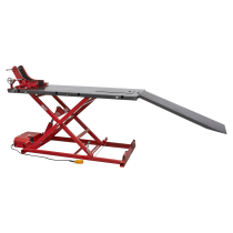 Sealey MC680E Motorcycle Lift 680kg Capacity Heavy-Duty Electro/Hydraulic