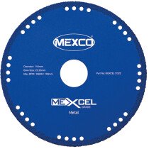 Mexco MEXCEL11522 115mm Metal Cutting Blade Xcel Grade 22.23mm Bore