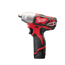 Milwaukee M12BIW38-202C 12V Compact 3/8" Impact Wrench with 2x 2.0Ah Batteries