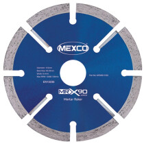 Mexco MRX9011522 115mm Mortar Raker Diamond Blade X90 Grade