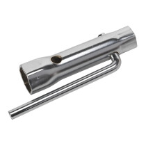 Sealey MS158 Double End Long Reach Spark Plug Box Spanner 16/21mm with L-Brace